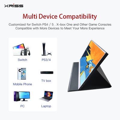 15.6인치 휴대용 모니터 FHD 4K 터치 무터치 화면 휴대용 모니터 HDMI 포트 타입-c