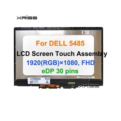 인스피론 14 5482 5485 5491 2인 1 P93G P93G001 1080p LCD 터치 스크린 노트북 교체 조립