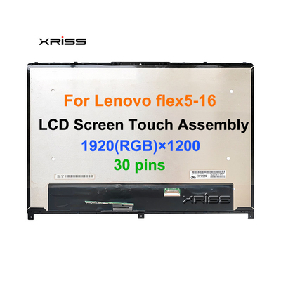 16.0인치 터치 스크린 Lenovo IdeaPad Flex 5-16 시리즈 플렉스 5 16ALC7 16IAU7 디스플레이 어셈블리 FHD 1920x1080